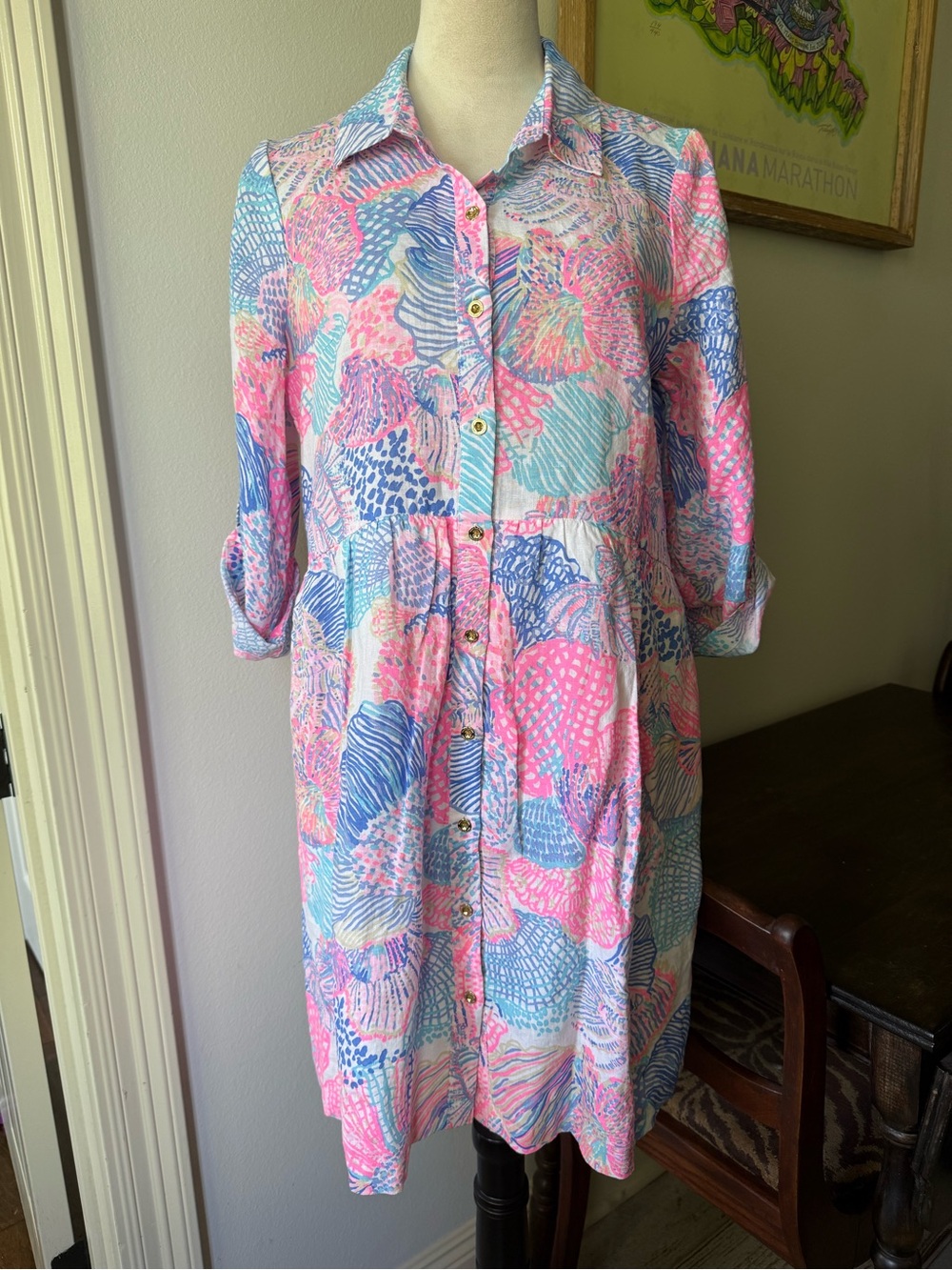 Lilly Pulitzer Roar of the Seas Linen Shaela Dress